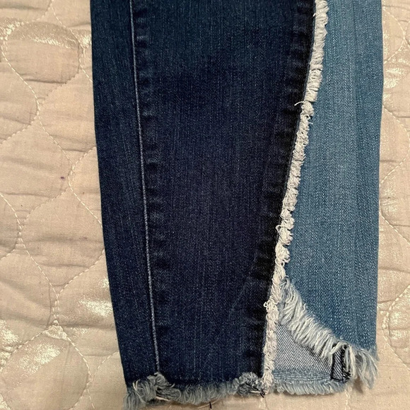 JESSICA SIMPSON~ROUGH EDGE~PATCHWORK JEANS~28-29 - Picture 8 of 10